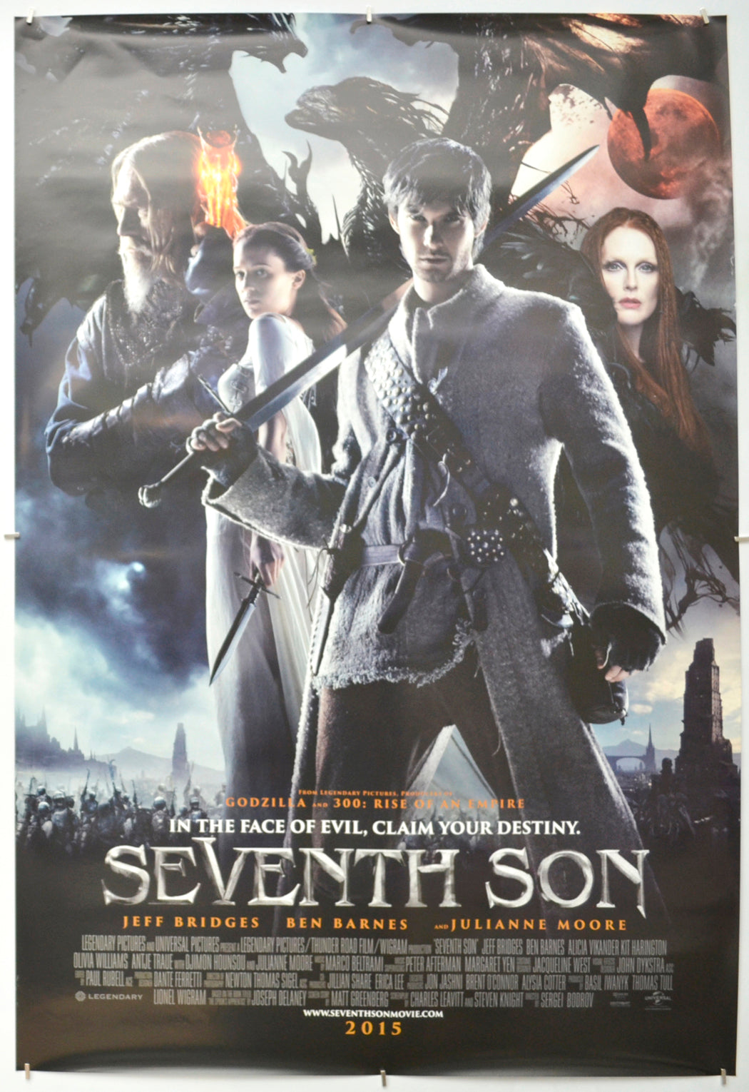 Seventh Son  Original One Sheet Poster - Film Poster - Movie Poster