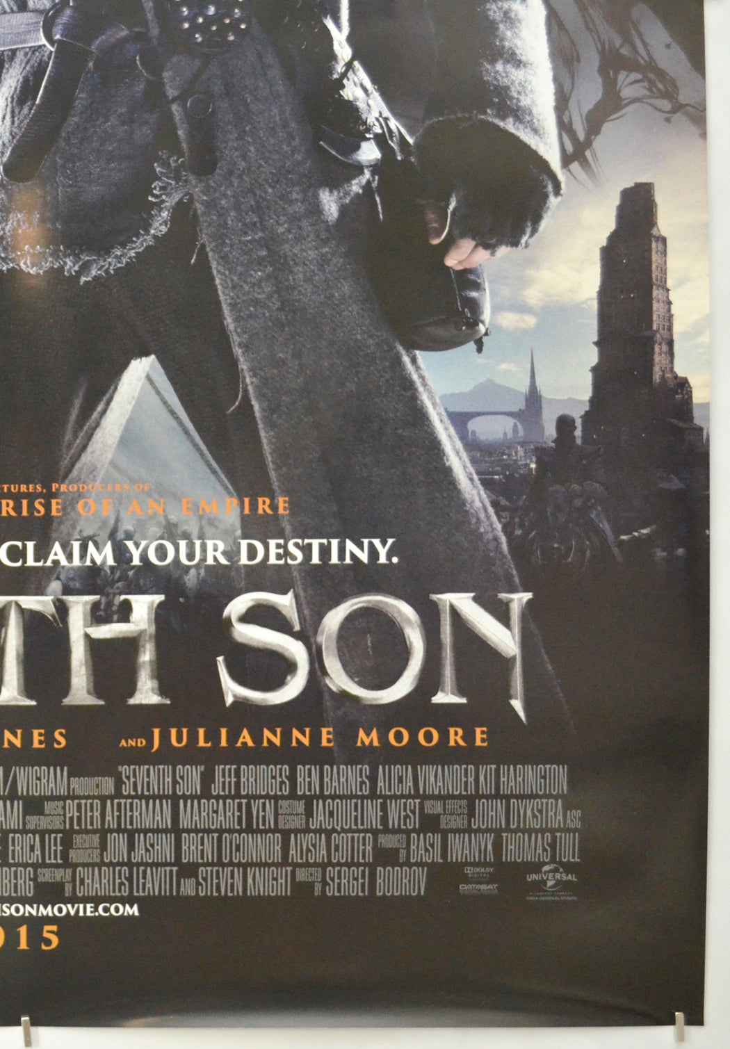 SEVENTH SON (Bottom Right) Cinema One Sheet Movie Poster 