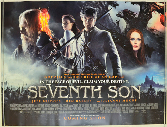 Seventh Son Original Quad Poster - Film Poster - Movie Poster  