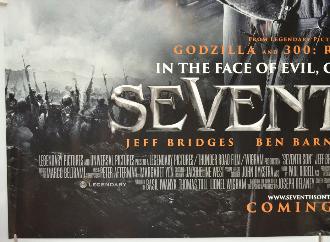 SEVENTH SON (Bottom Left) Cinema Quad Movie Poster 