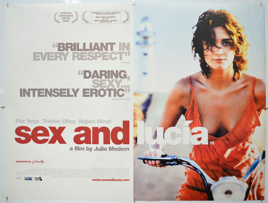 Sex And Lucia (a.k.a. Lucia y el Sexo) Original Quad Poster - Film Poster - Movie Poster