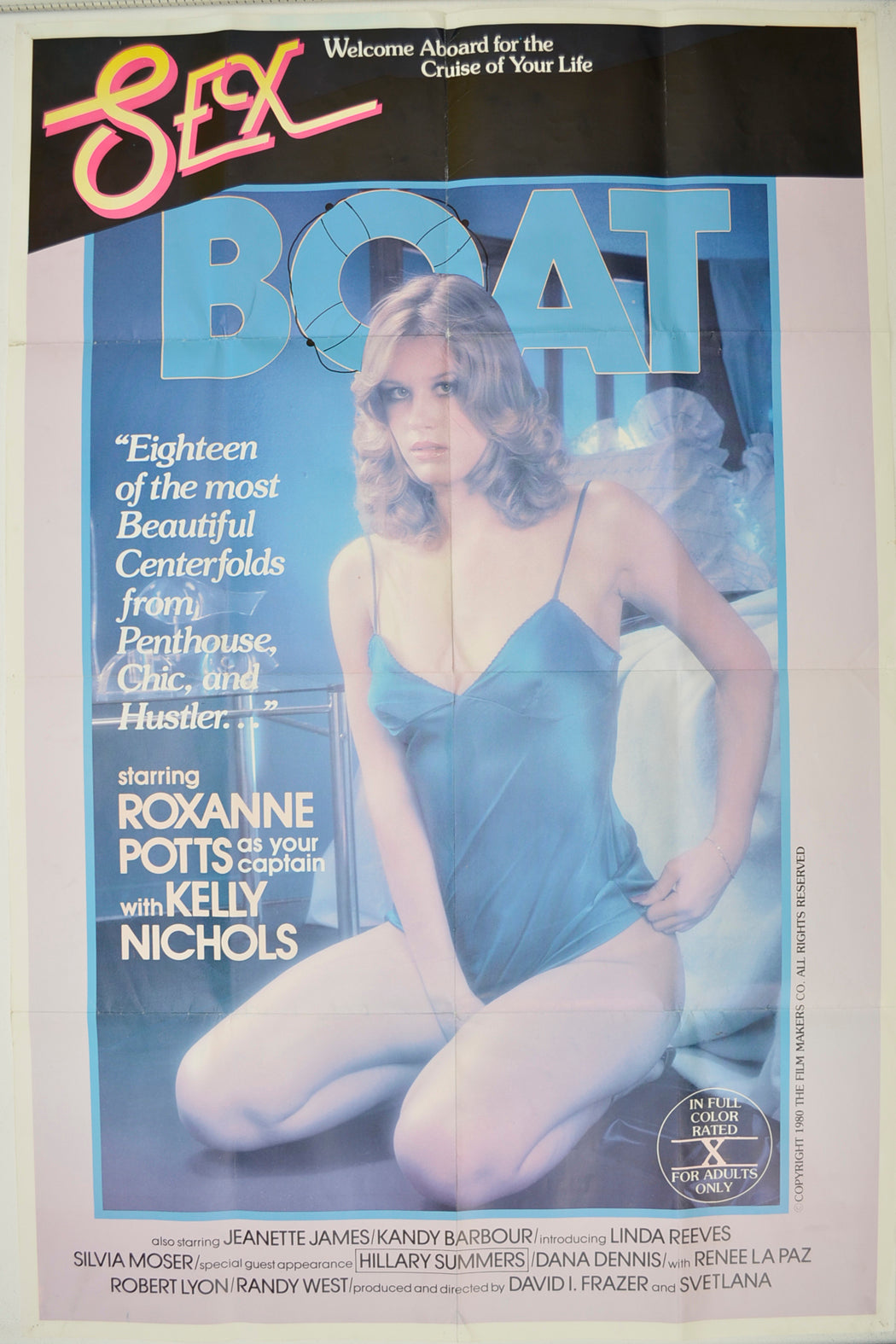 Sex Boat  Original One Sheet Poster - Film Poster - Movie Poster