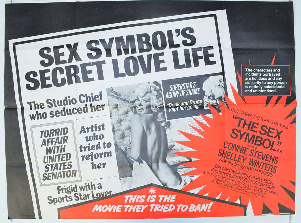 The Sex Symbol  Original British Quad Poster - Film Poster - Movie Poster