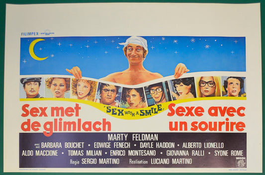 Sex With A Smile    Original Belgian Poster - Film Poster - Movie Poster  