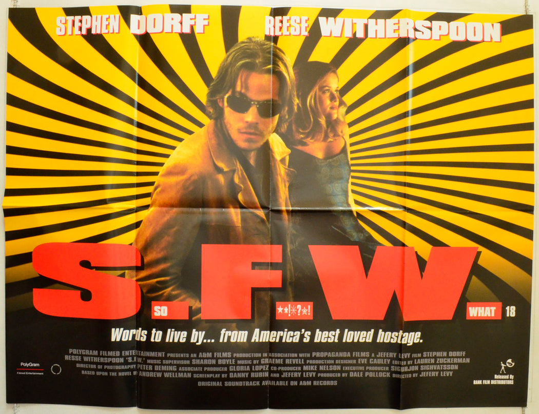 S.F.W. Original British Quad Poster - Film Poster - Movie Poster 