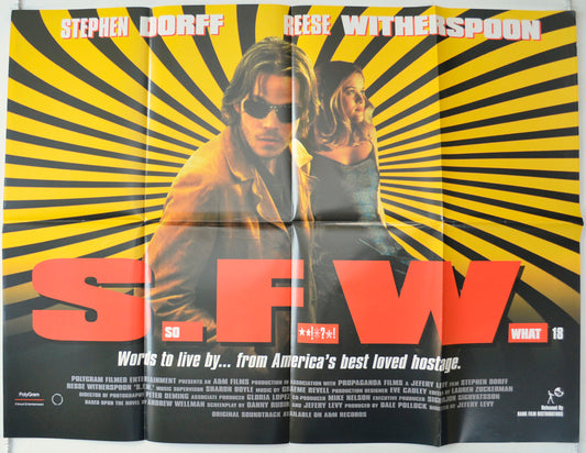 S.F.W. Original Quad Poster - Film Poster - Movie Poster  