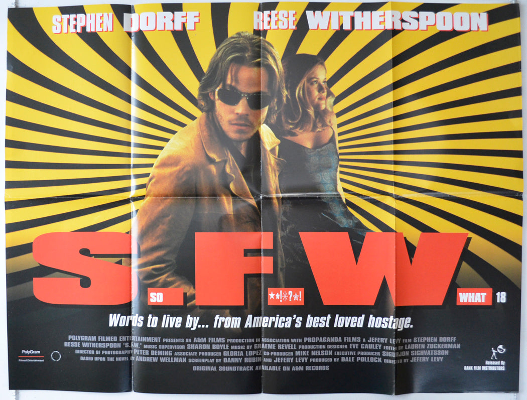 S.F.W. Original Quad Poster - Film Poster - Movie Poster  