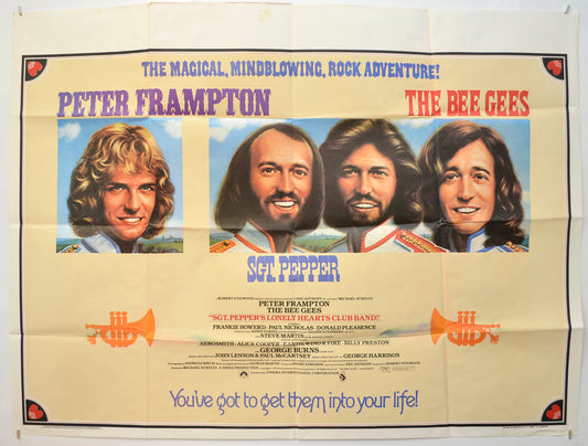 Sgt. Pepper's Lonely Hearts Club Band Original Quad Poster - Film Poster - Movie Poster  