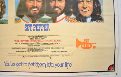 SGT. PEPPER’S LONELY HEARTS CLUB BAND (Bottom Right) Cinema Quad Movie Poster 