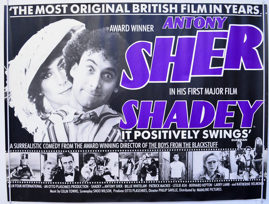 Shadey  Original British Quad Poster - Film Poster - Movie Poster 