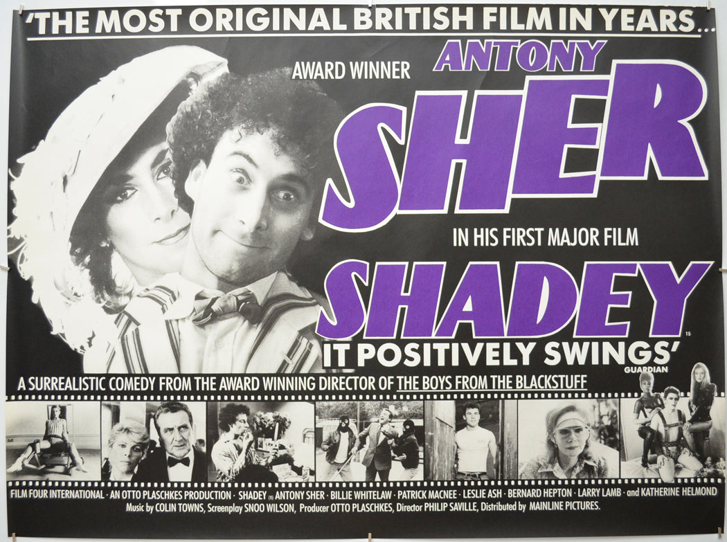 Shadey Original Quad Poster - Film Poster - Movie Poster