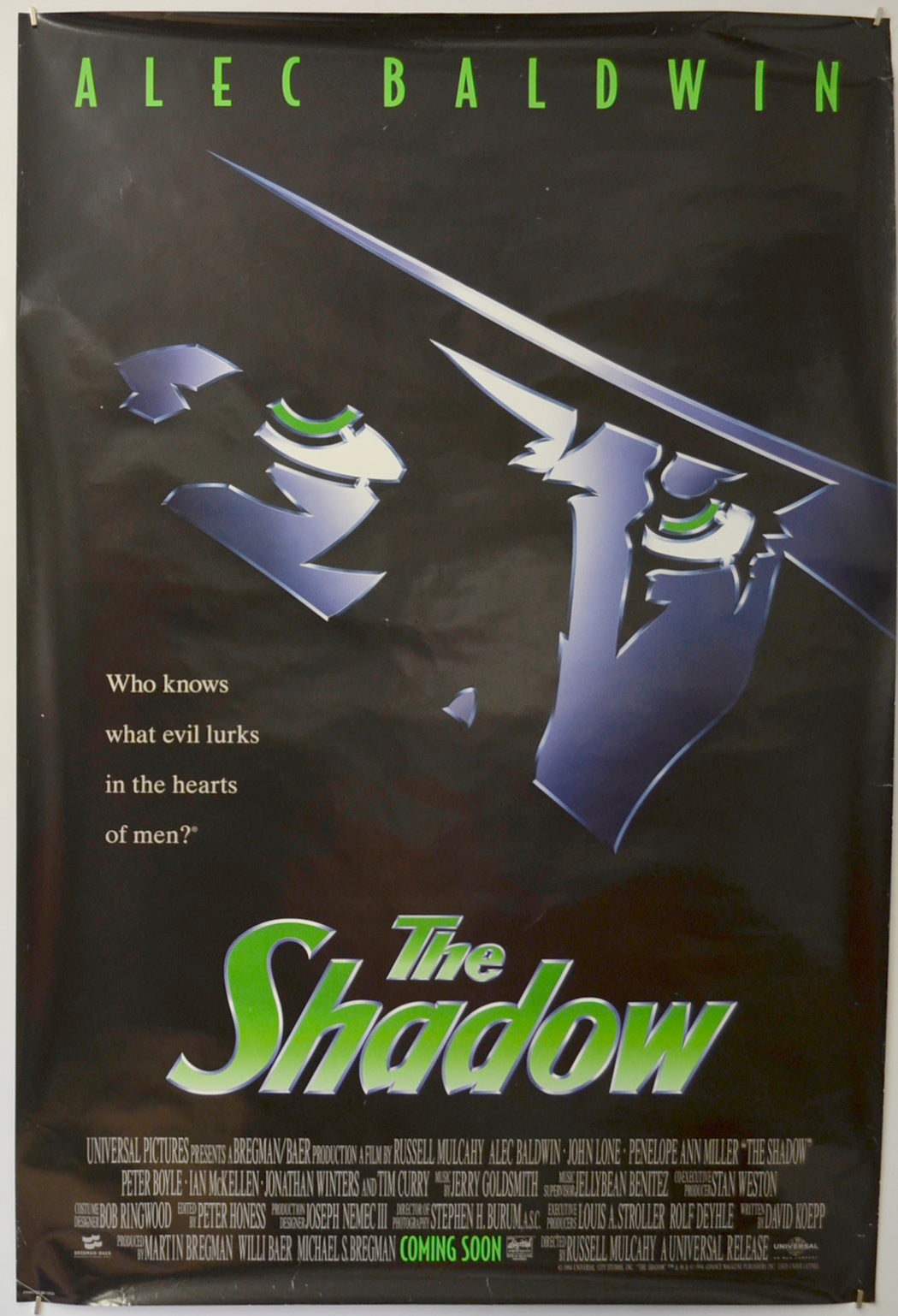 The Shadow Original One Sheet Poster - Film Poster - Movie Poster