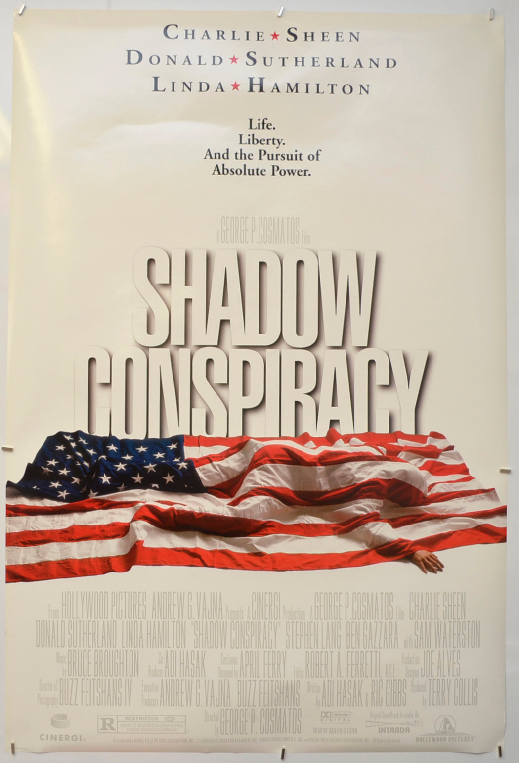 Shadow Conspiracy  Original One Sheet Poster - Film Poster - Movie Poster