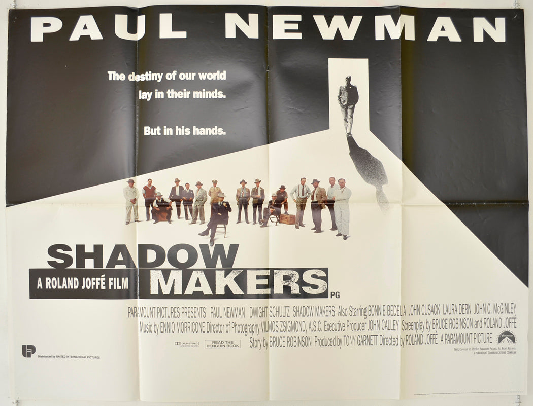 Shadow Makers  (a.k.a. Fat Man And Little Boy)  Original Quad Poster - Film Poster - Movie Poster 