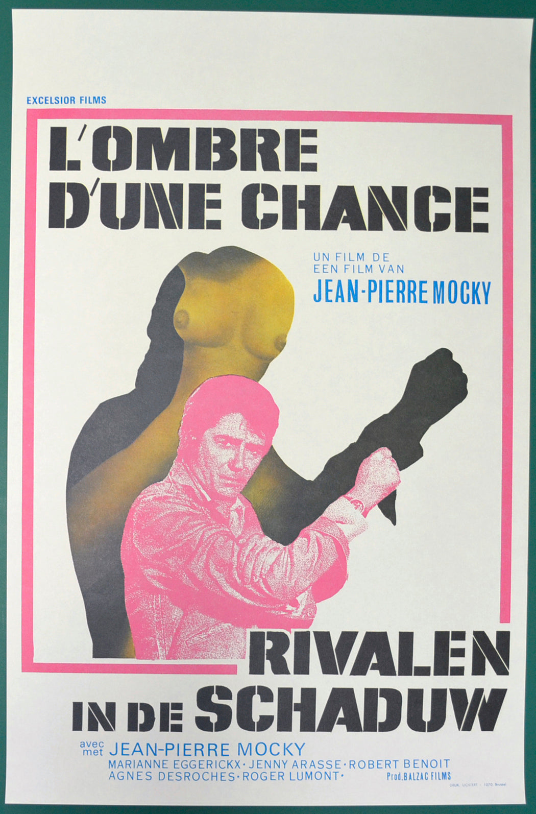 Shadow Of A Chance  Original Belgian Poster - Film Poster - Movie Poster  