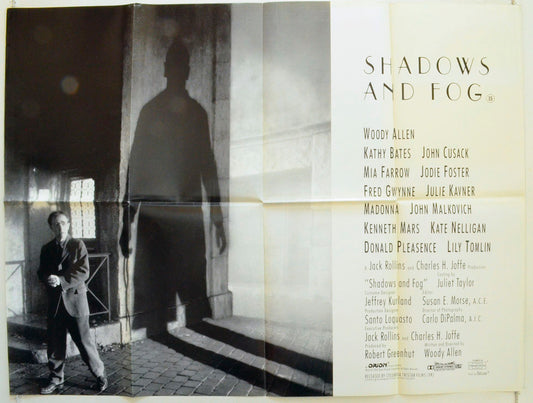 Shadows And Fog Original British Quad Poster - Film Poster - Movie Poster 