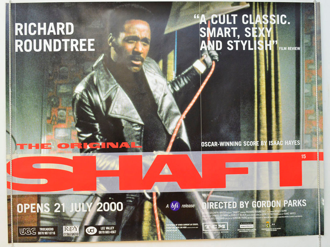 Shaft  Original British Quad Poster - Film Poster - Movie Poster