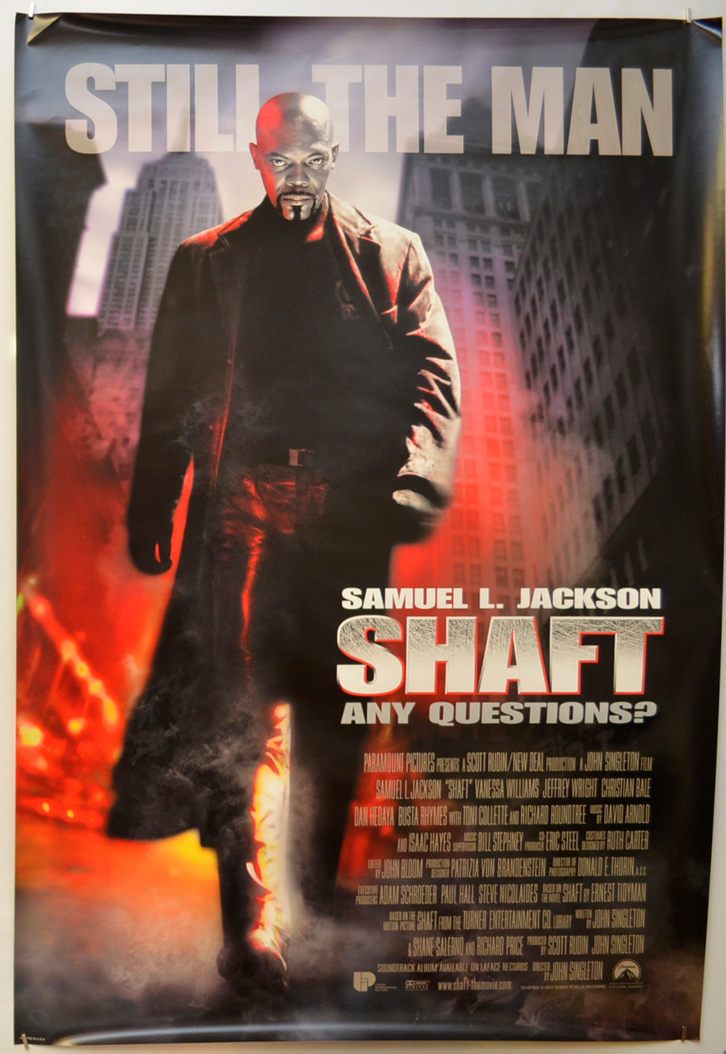 Shaft  Original One Sheet Poster - Film Poster - Movie Poster