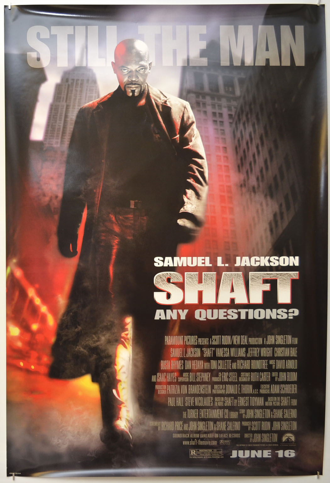 Shaft Original One Sheet Poster - Film Poster - Movie Poster