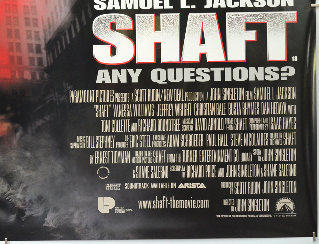 SHAFT (Bottom Right) Cinema Quad Movie Poster 