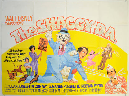 The Shaggy D.A.  Original British Quad Poster - Film Poster - Movie Poster 