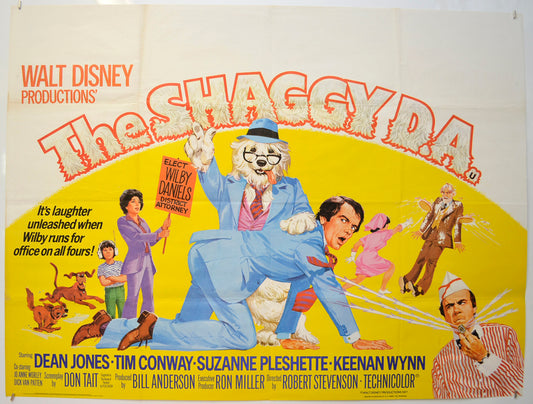 The Shaggy D.A.  Original Quad Poster - Film Poster - Movie Poster