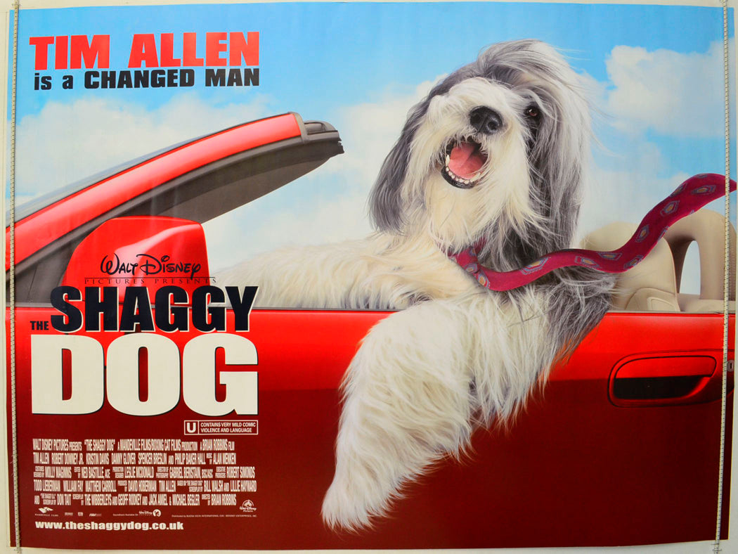 The Shaggy Dog  Original British Quad Poster - Film Poster - Movie Poster