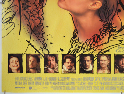 SHAKESPEARE IN LOVE (Bottom Left) Cinema Quad Movie Poster 