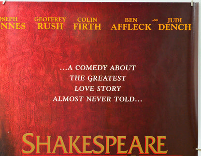 Shakespeare In Love (Top Right) Cinema Quad Movie Poster 