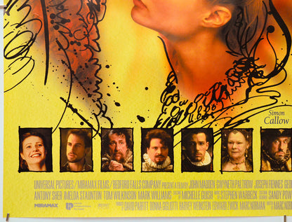 Shakespeare In Love (Bottom Left) Cinema Quad Movie Poster 