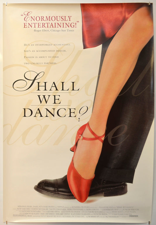 Shall We Dance (a.k.a. Shall we dansu?) Original One Sheet Poster - Film Poster - Movie Poster