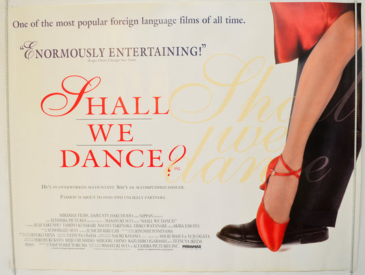 Shall We Dance  Original British Quad Poster - Film Poster - Movie Poster 