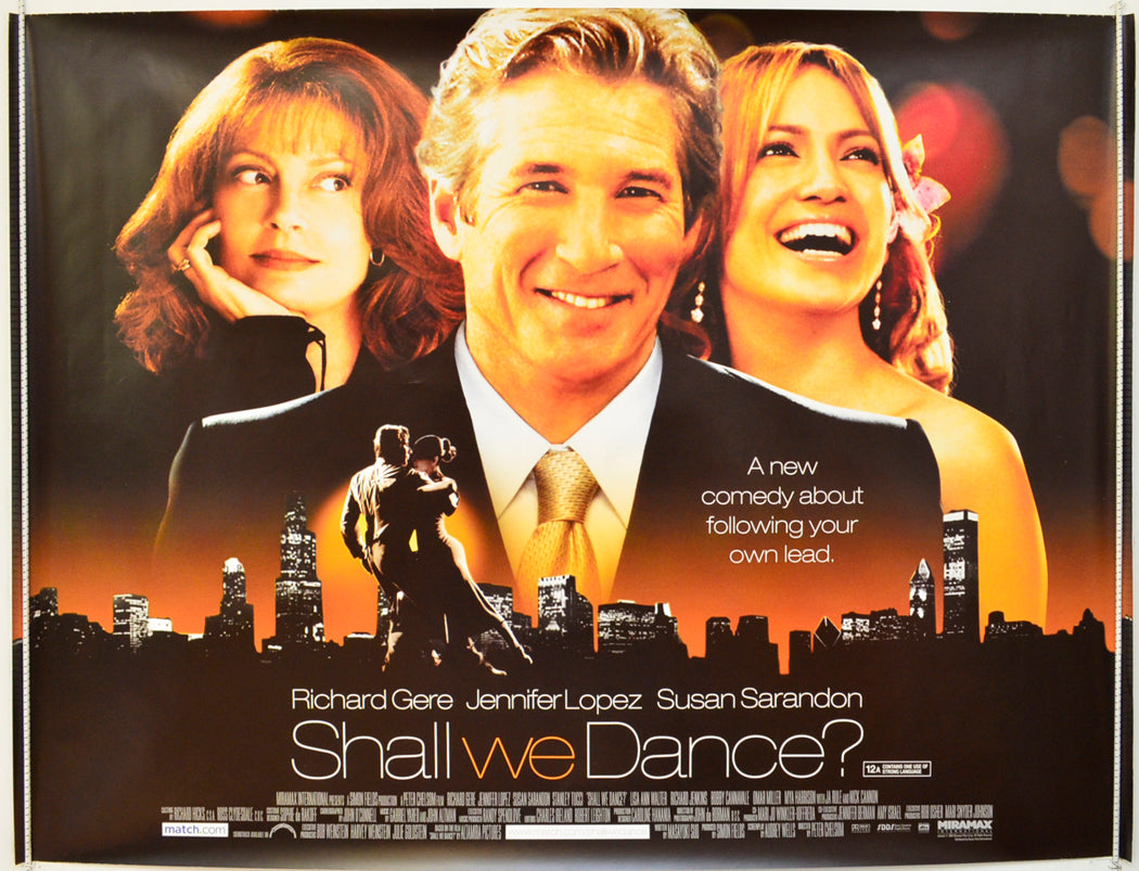 Shall We Dance  Original British Quad Poster - Film Poster - Movie Poster 