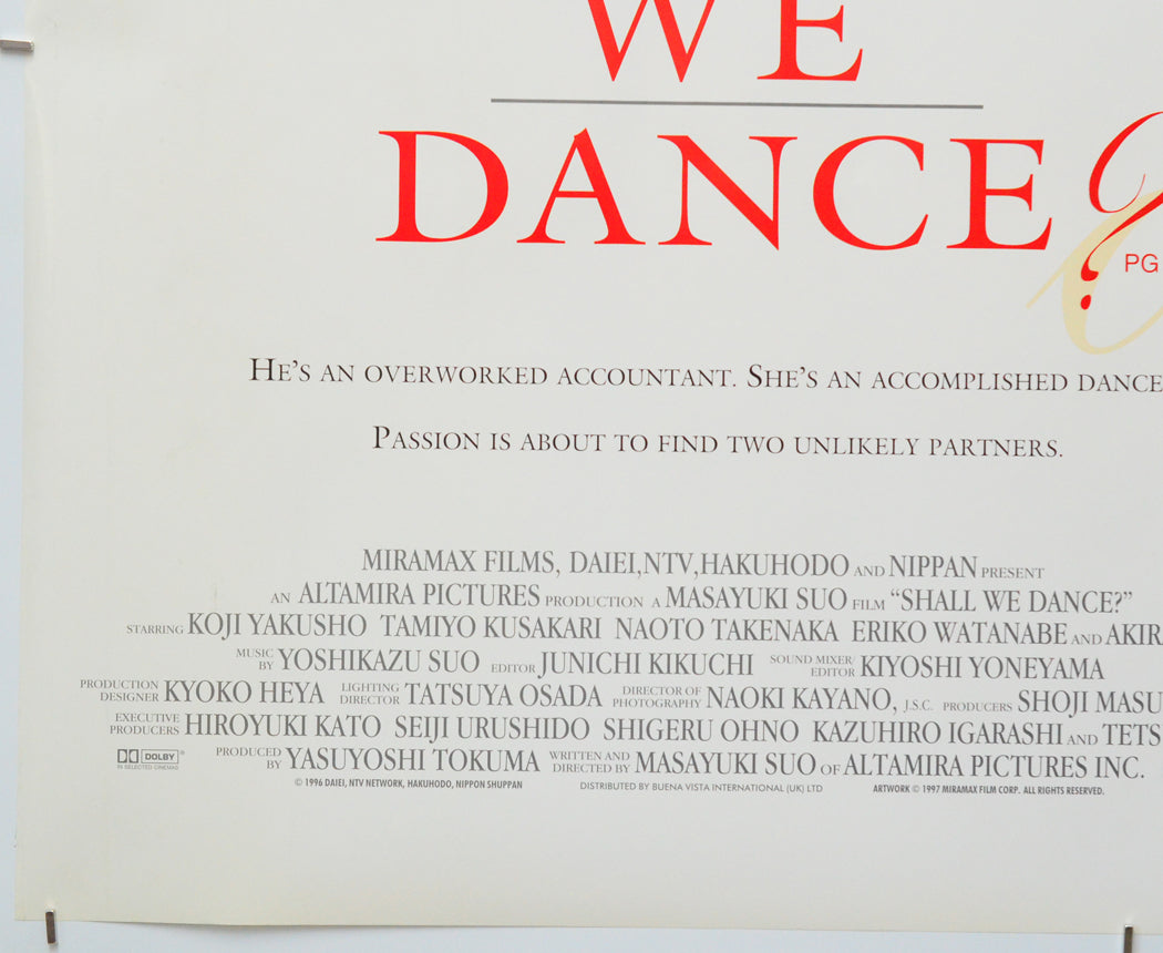 Shall We Dance (Bottom Left) Cinema Quad Movie Poster 