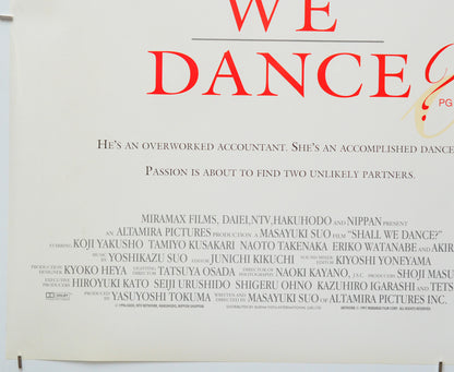 Shall We Dance (Bottom Left) Cinema Quad Movie Poster 