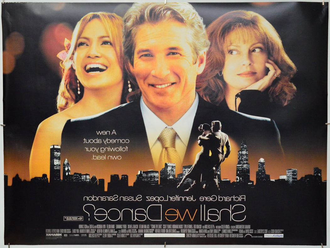 Shall We Dance (Back) Cinema Quad Movie Poster 