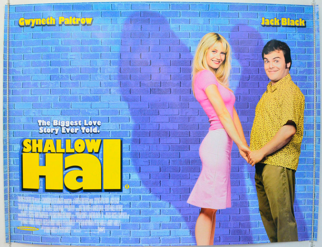 Shallow Hal Original British Quad Poster - Film Poster - Movie Poster 