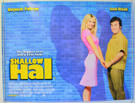 Shallow Hal  Original British Quad Poster - Film Poster - Movie Poster 