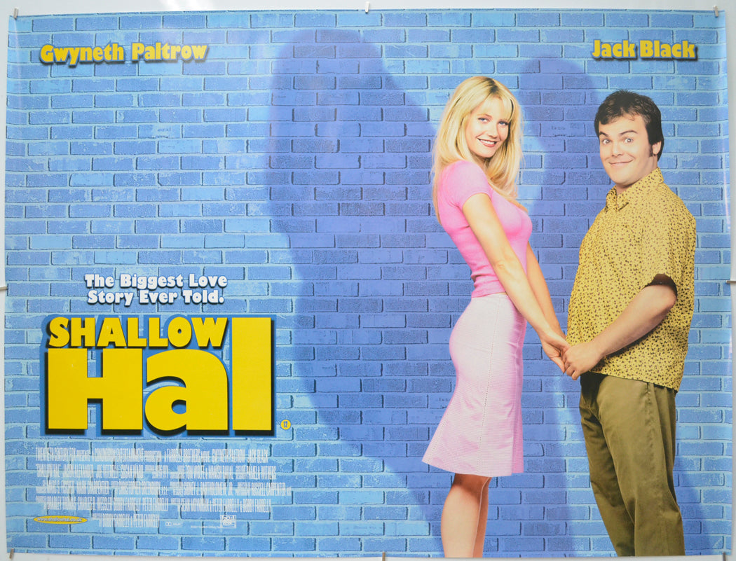 Shallow Hal - Original Quad Poster - Film Poster - Movie Poster