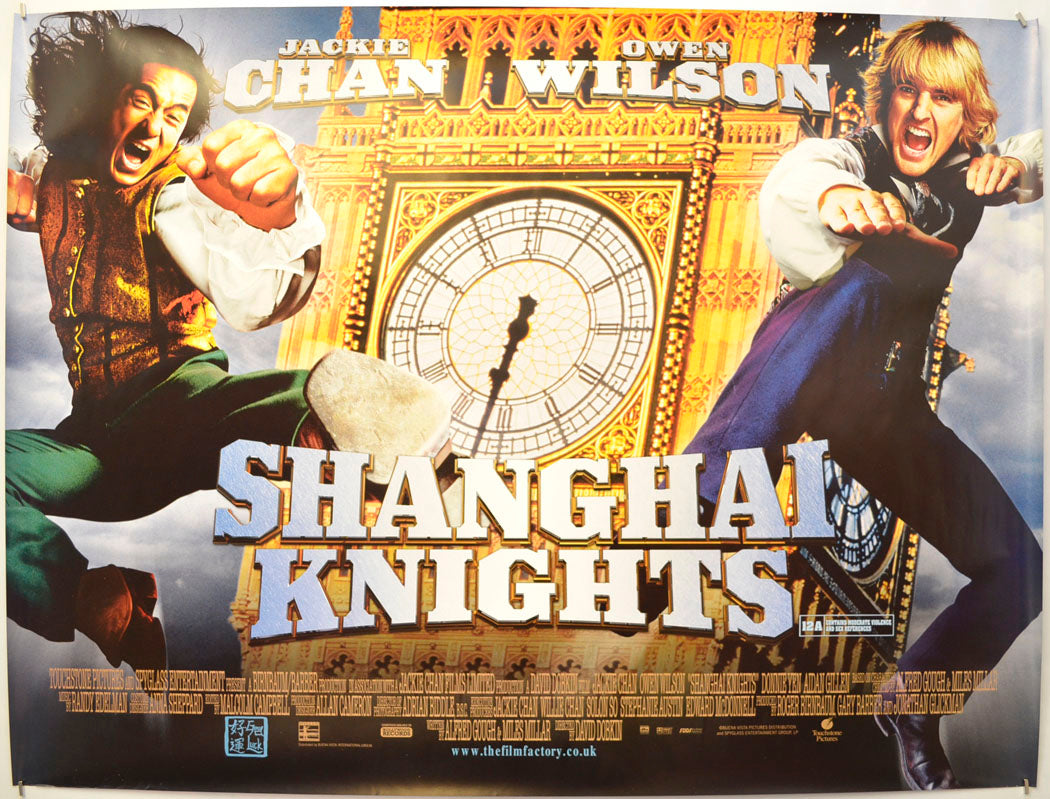 Shanghai Knights Original Quad Poster - Film Poster - Movie Poster