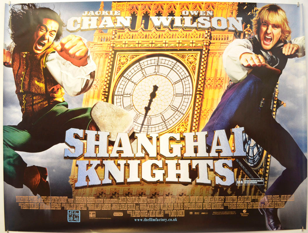 Shanghai Knights Original Quad Poster - Film Poster - Movie Poster