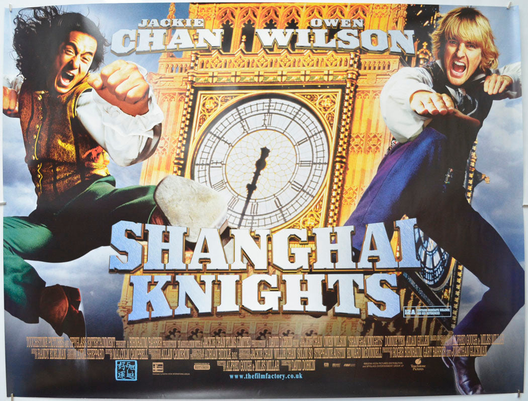 Shanghai Knights Original Quad Poster - Film Poster - Movie Poster