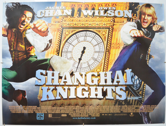 Shanghai Knights Original Quad Poster - Film Poster - Movie Poster