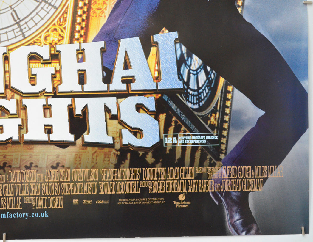 SHANGHAI KNIGHTS (Bottom Right) Cinema Quad Movie Poster 