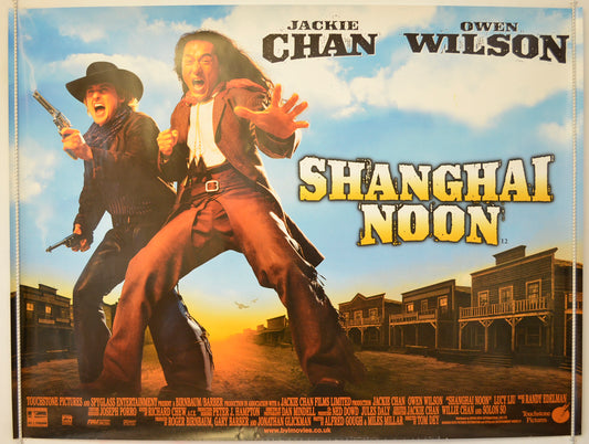 Shanghai Noon   Original Quad Poster - Film Poster - Movie Poster 