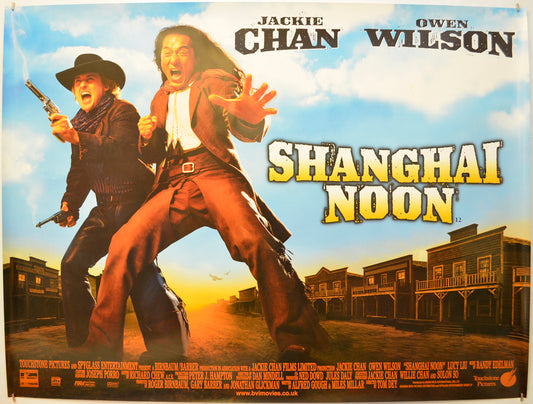 Shanghai Noon Original Quad Poster - Film Poster - Movie Poster