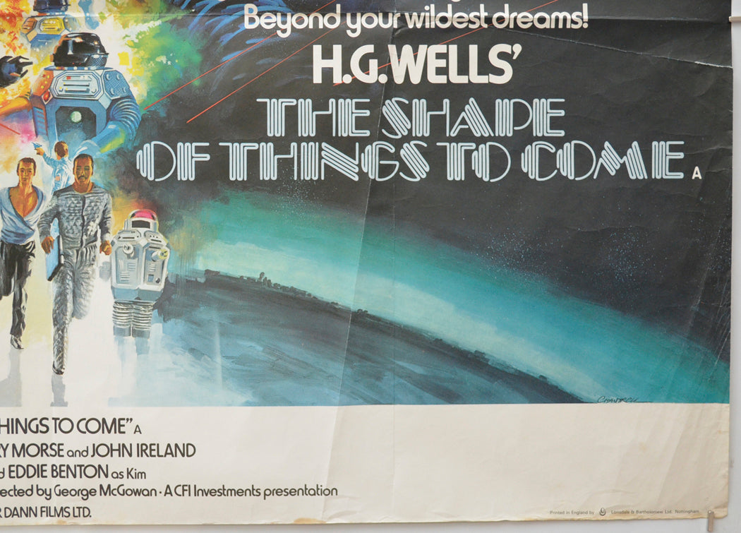 THE SHAPE OF THINGS TO COME (Bottom Right) Cinema Quad Movie Poster 