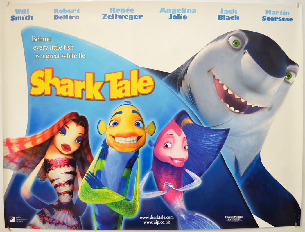 Shark Tale (Teaser / Advance Version 2)  Original Quad Poster - Film Poster - Movie Poster