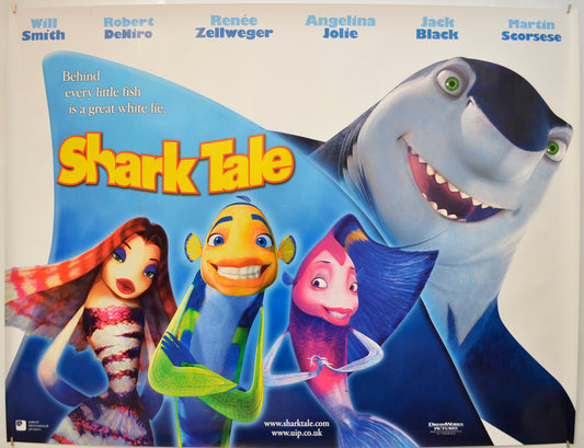 Shark Tale (Teaser / Advance Version 2)  Original Quad Poster - Film Poster - Movie Poster