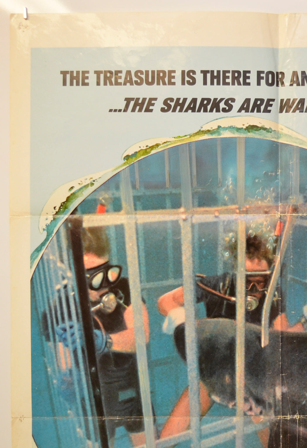 SHARK’S TREASURE (Top Left) Cinema One Sheet Movie Poster 